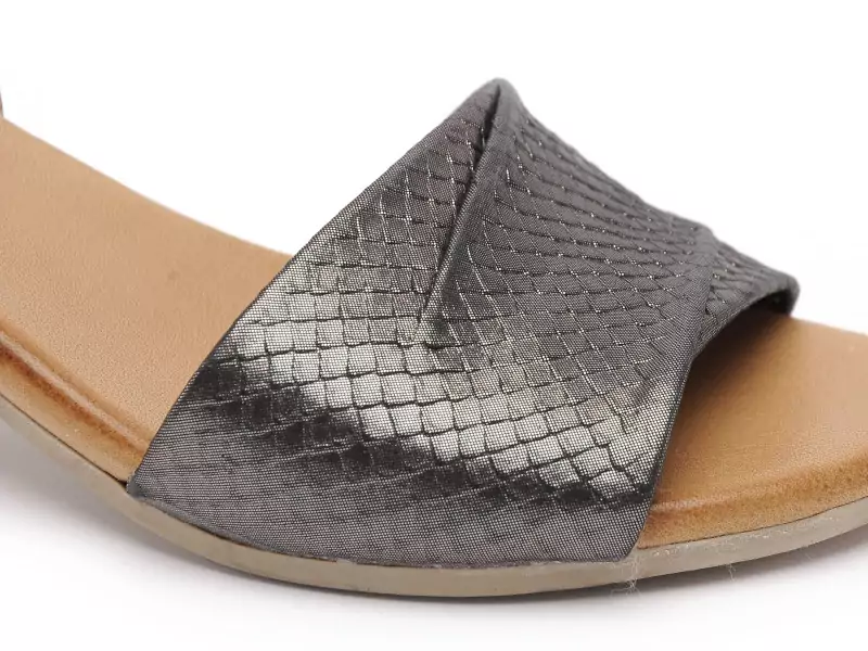 Coco Abricot MUN Noir Sandales à Talons Femme