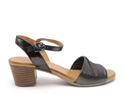 MUN Noir Sandales à Talons Femme