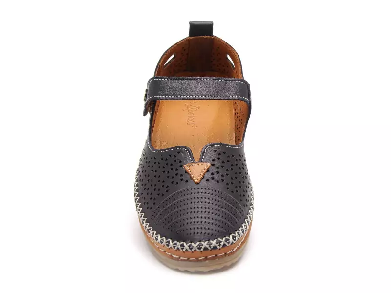 Coco Abricot MAFFRECOURT Bleu Ballerines Femme