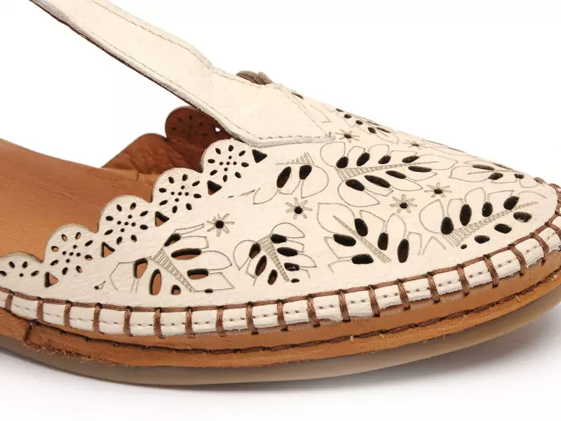 Coco Abricot MADRIAT Beige Sandales à Talons Femme