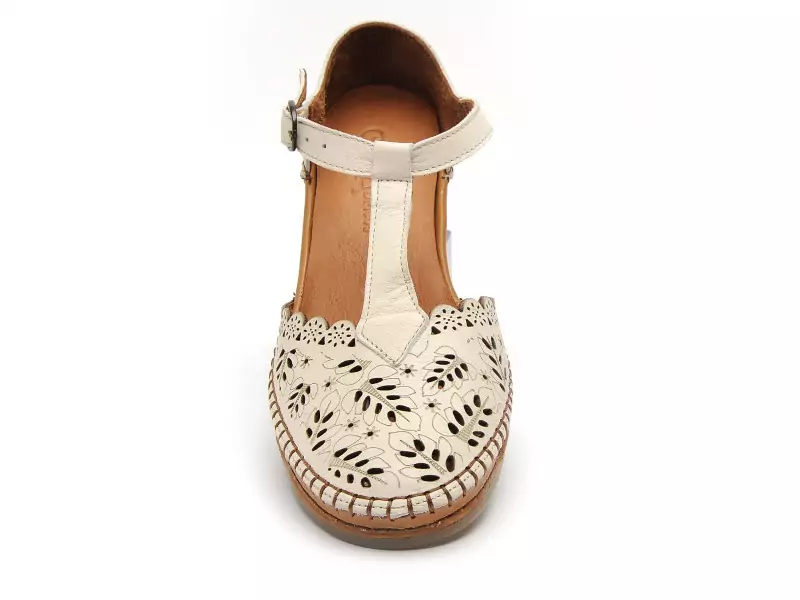 Coco Abricot MADRIAT Beige Sandales à Talons Femme