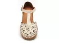 Coco Abricot MADRIAT Beige Sandales à Talons Femme