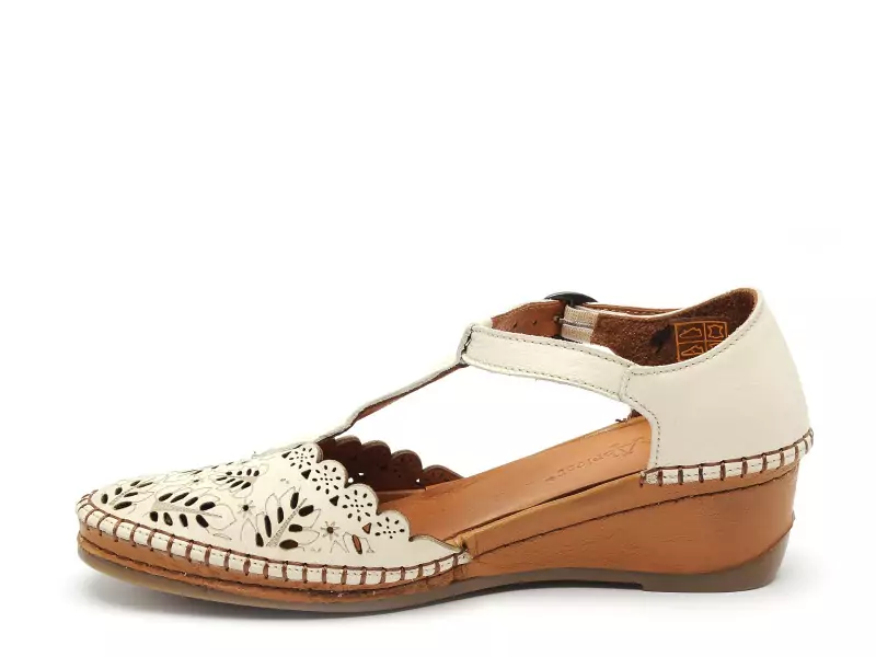 Coco Abricot MADRIAT Beige Sandales à Talons Femme