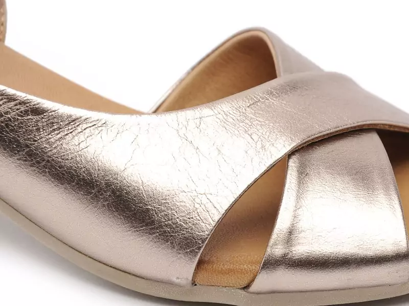 Coco Abricot MANDAGOUT Bronze Sandales à Talons Femme