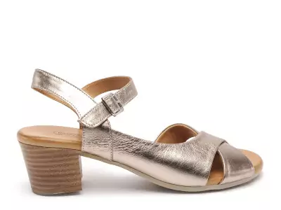 MANDAGOUT Bronze Sandales à Talons Femme