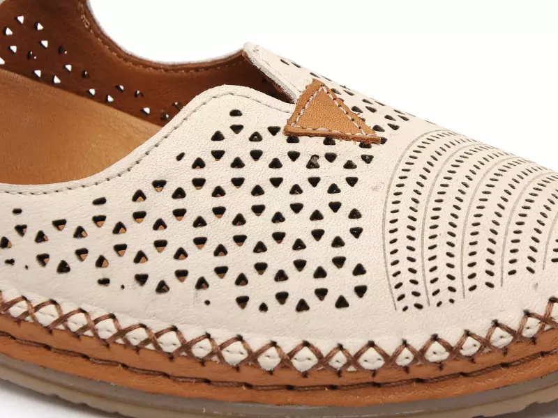 Coco Abricot MAFFRECOURT Beige Ballerines Femme