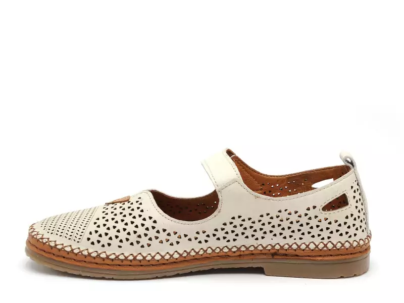 Coco Abricot MAFFRECOURT Beige Ballerines Femme
