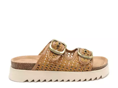 27516 46 Beige Mules et Sabots à Talons Femme