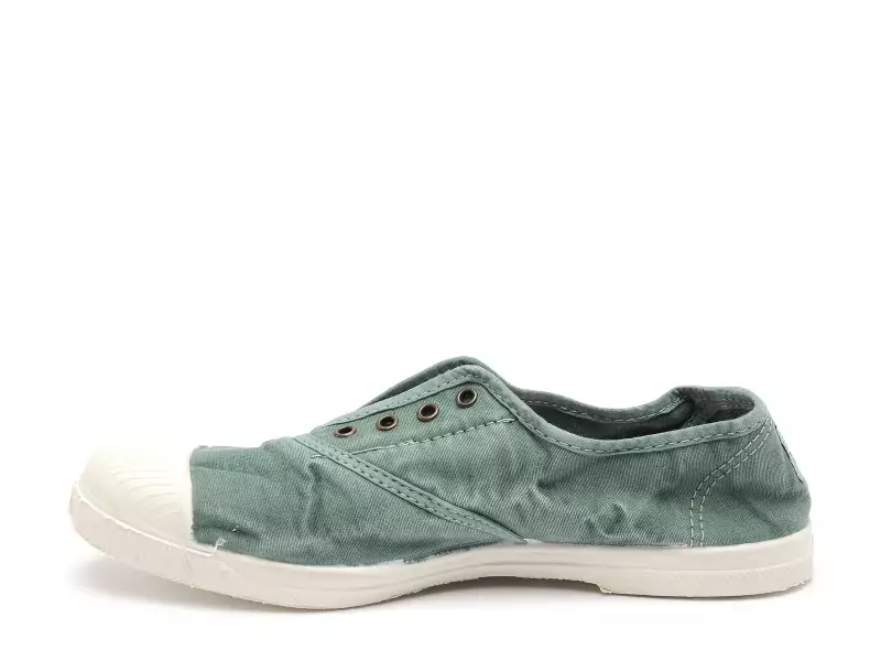 Natural World 102 Vert Baskets Basses Femme