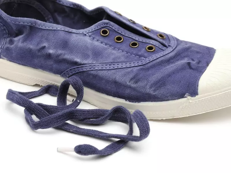 Natural World 102 Bleu Baskets Basses Femme