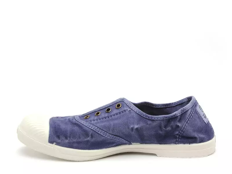 Natural World 102 Bleu Baskets Basses Femme
