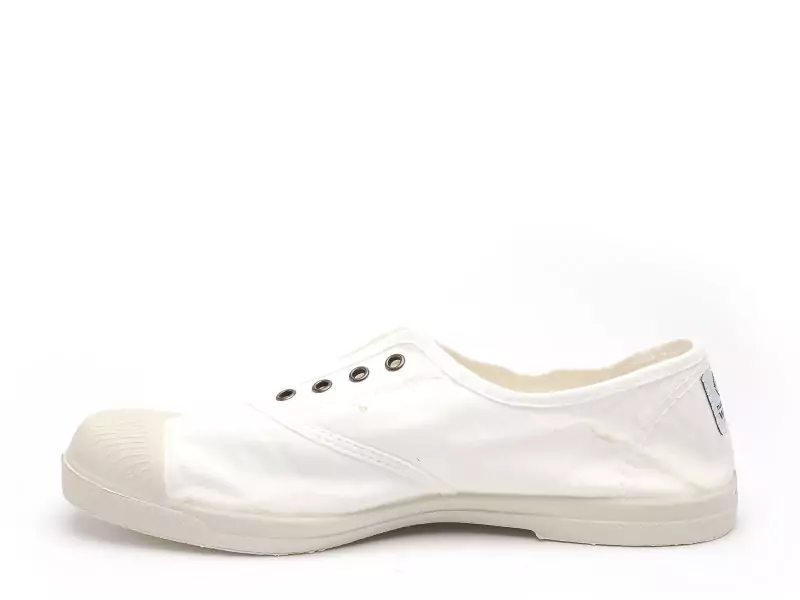 Natural World 102 Blanc Baskets Basses Femme