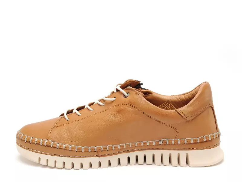 Coco Abricot MANNEVILLE Marron Baskets Basses Femme