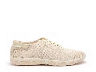 JAZARIA Beige Baskets Basses Femme