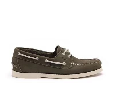 PHENIS Kaki Mocassins Homme