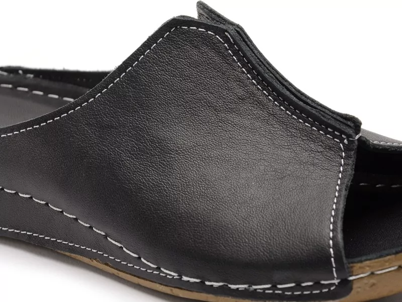 Andrea Conti 0027423 Noir Mules et Sabots Plats Femme