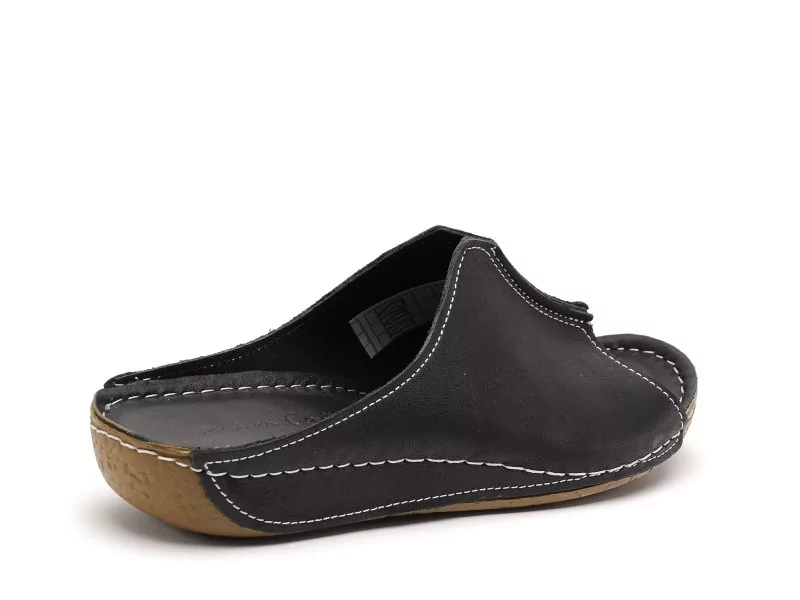 Andrea Conti 0027423 Noir Mules et Sabots Plats Femme