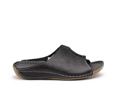 0027423 Noir Mules et Sabots Plats Femme