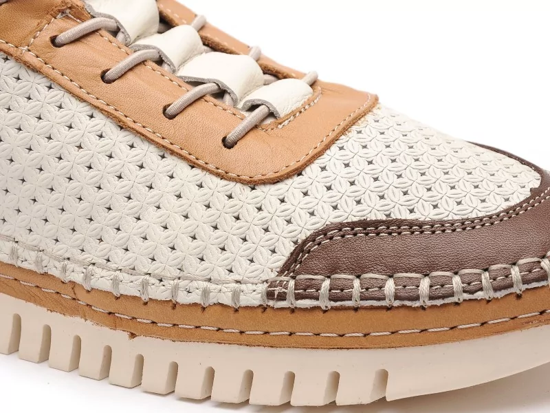 Coco Abricot MALLIEVRE Multicolore Baskets Basses Femme