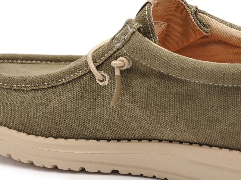DUDE WALLY WORKWEAR 43084 Kaki Mocassins Homme
