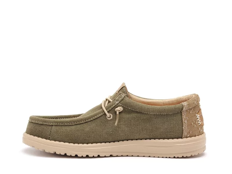 DUDE WALLY WORKWEAR 43084 Kaki Mocassins Homme