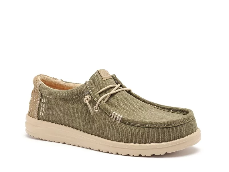 DUDE WALLY WORKWEAR 43084 Kaki Mocassins Homme