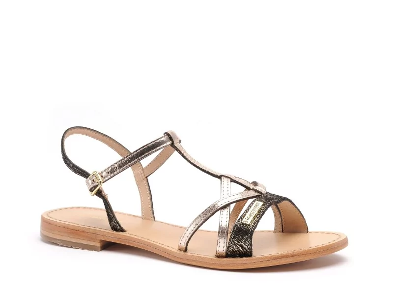 Les Tropeziennes HIRONELA F Noir Sandales Plates Femme