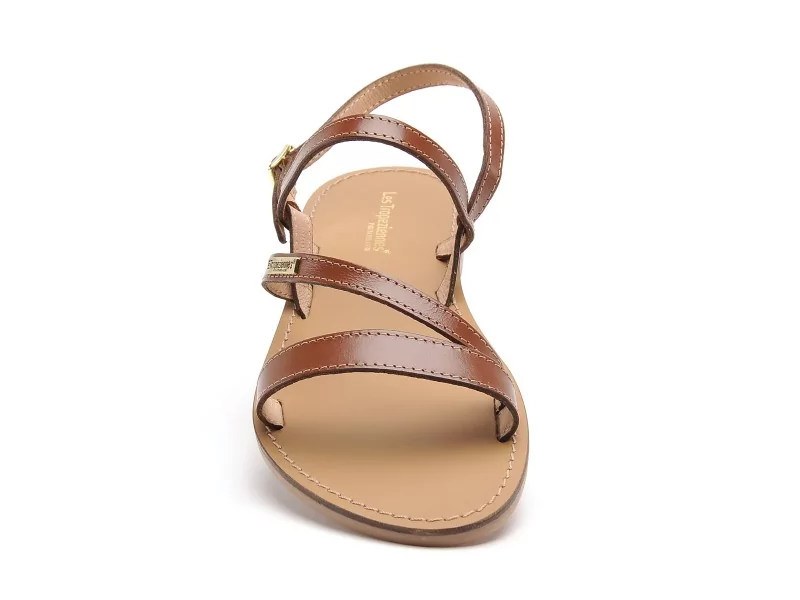 Les Tropeziennes BADEN F Marron Sandales Plates Femme