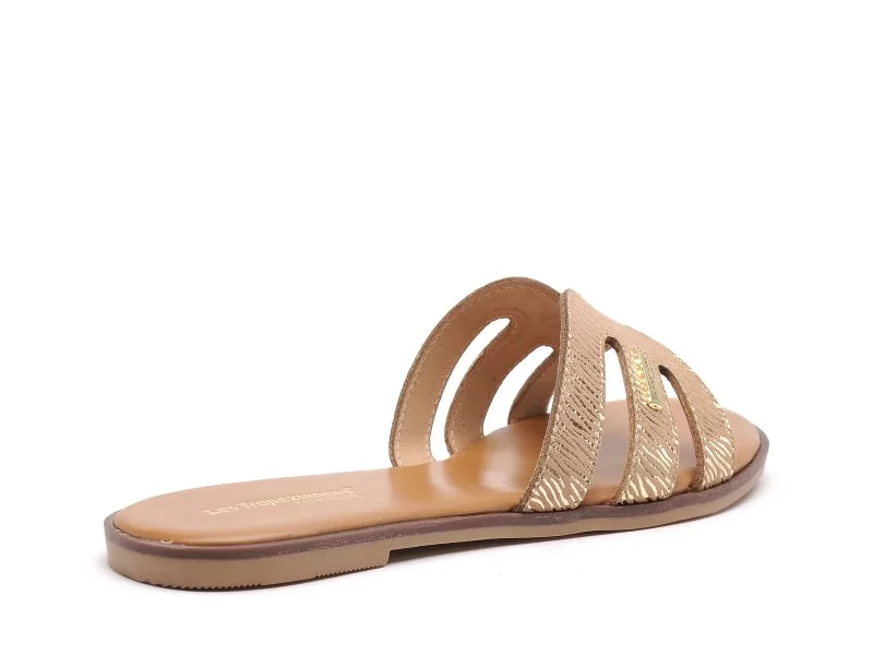 Les Tropeziennes HAMIGA F Beige Mules et Sabots Plats Femme