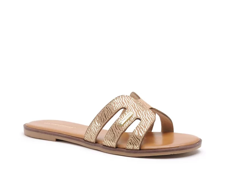 Les Tropeziennes HAMIGA F Beige Mules et Sabots Plats Femme