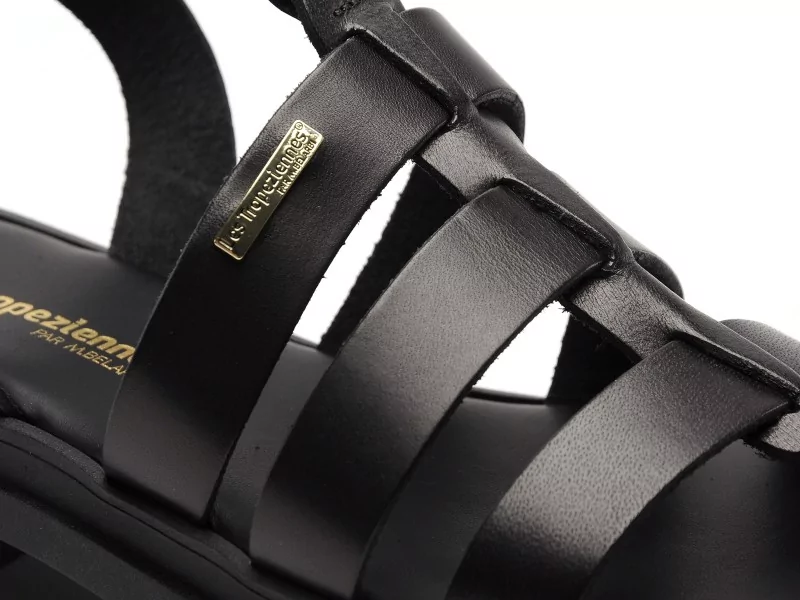 Les Tropeziennes TOBO F Noir Sandales à Talons Femme