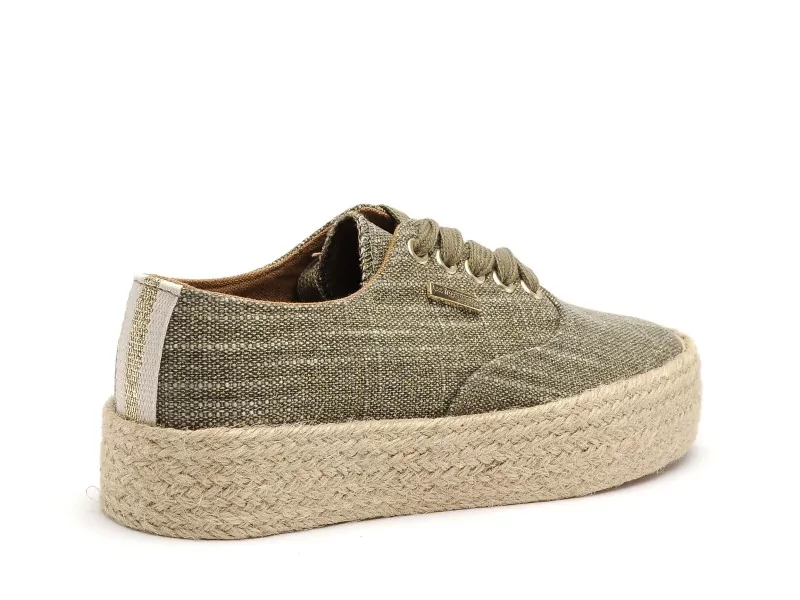 Les Tropeziennes COSMIC F Kaki Baskets Basses Femme