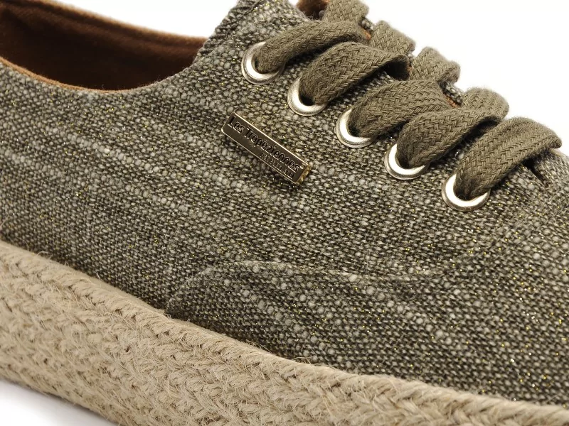 Les Tropeziennes COSMIC F Kaki Baskets Basses Femme