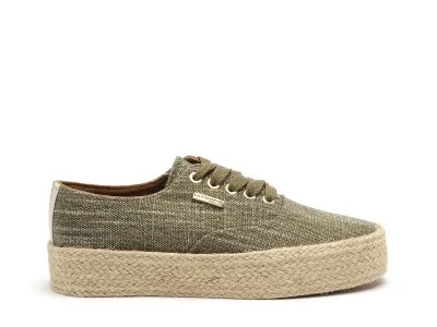 COSMIC F Kaki Baskets Basses Femme