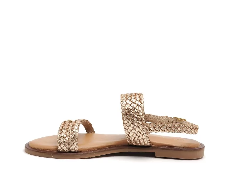 Les Tropeziennes DOBELLE F Or Sandales Plates Femme