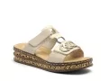 Rieker 62936 Beige Mules et Sabots à Talons Femme