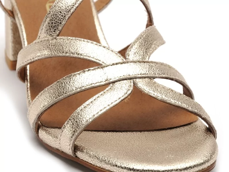 Maroli 8936 Or Sandales à Talons Femme