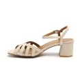 Maroli 7702 Beige Sandales à Talons Femme