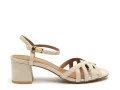 Maroli 7702 Beige Sandales à Talons Femme