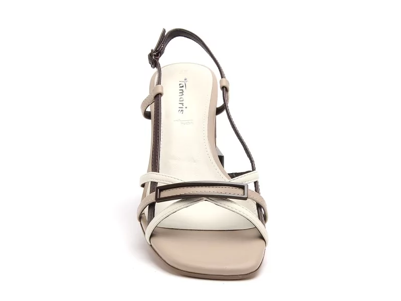 Tamaris 28366 46 Marron Sandales à Talons Femme