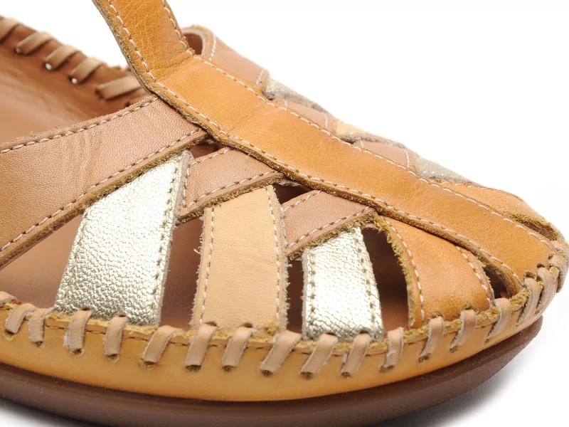 Pikolinos CADAQUES W8K0705 C1 Jaune Sandales à Talons Femme