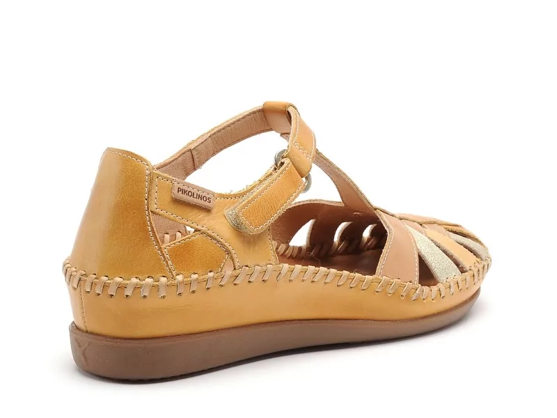 Pikolinos CADAQUES W8K0705 C1 Jaune Sandales à Talons Femme