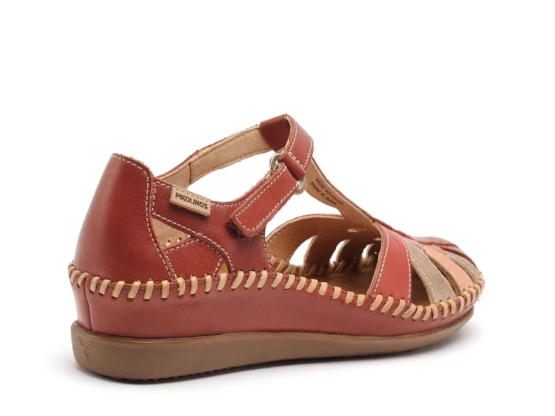 Pikolinos CADAQUES W8K0705 C1 Rouge Sandales à Talons Femme