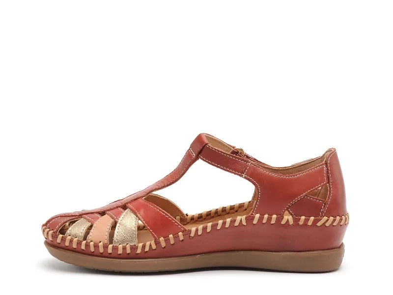 Pikolinos CADAQUES W8K0705 C1 Rouge Sandales à Talons Femme