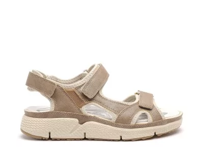 005 P2008636 ITS ME Gris Sandales Plates Femme