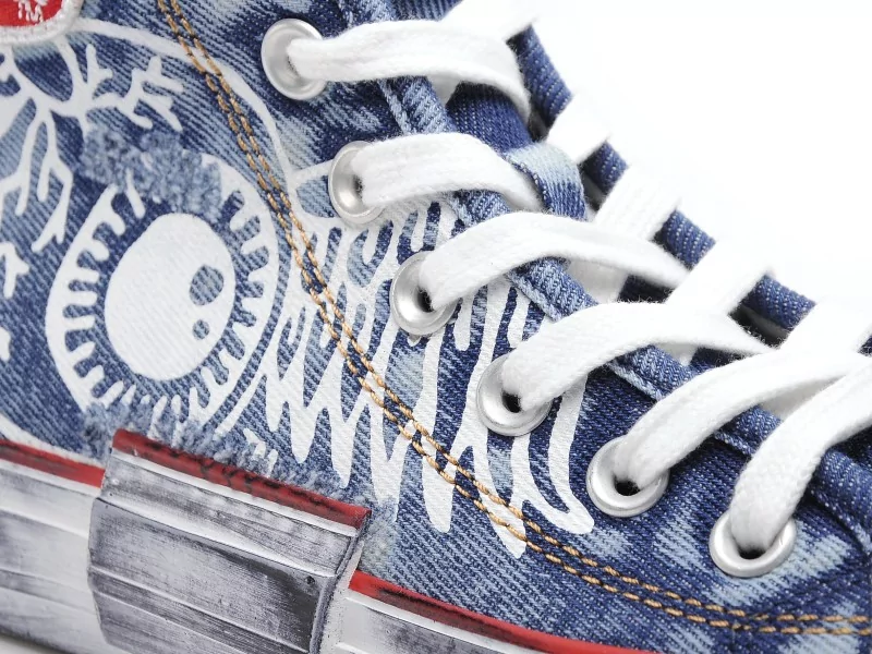 Von Dutch VINTO Bleu Baskets Montantes Homme