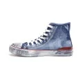 Von Dutch VINTO Bleu Baskets Montantes Homme