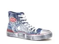 Von Dutch VINTO Bleu Baskets Montantes Homme