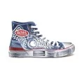 Von Dutch VINTO Bleu Baskets Montantes Homme