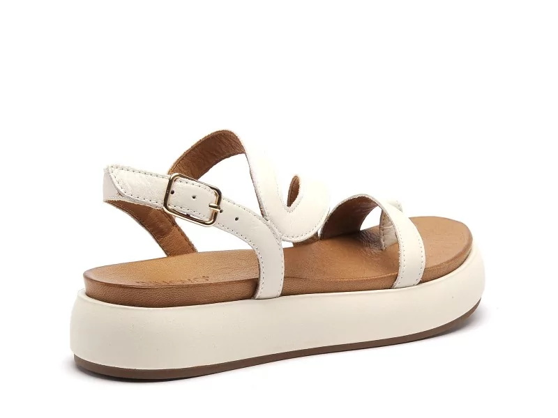 Inuovo A96003 Beige Sandales à Talons Femme